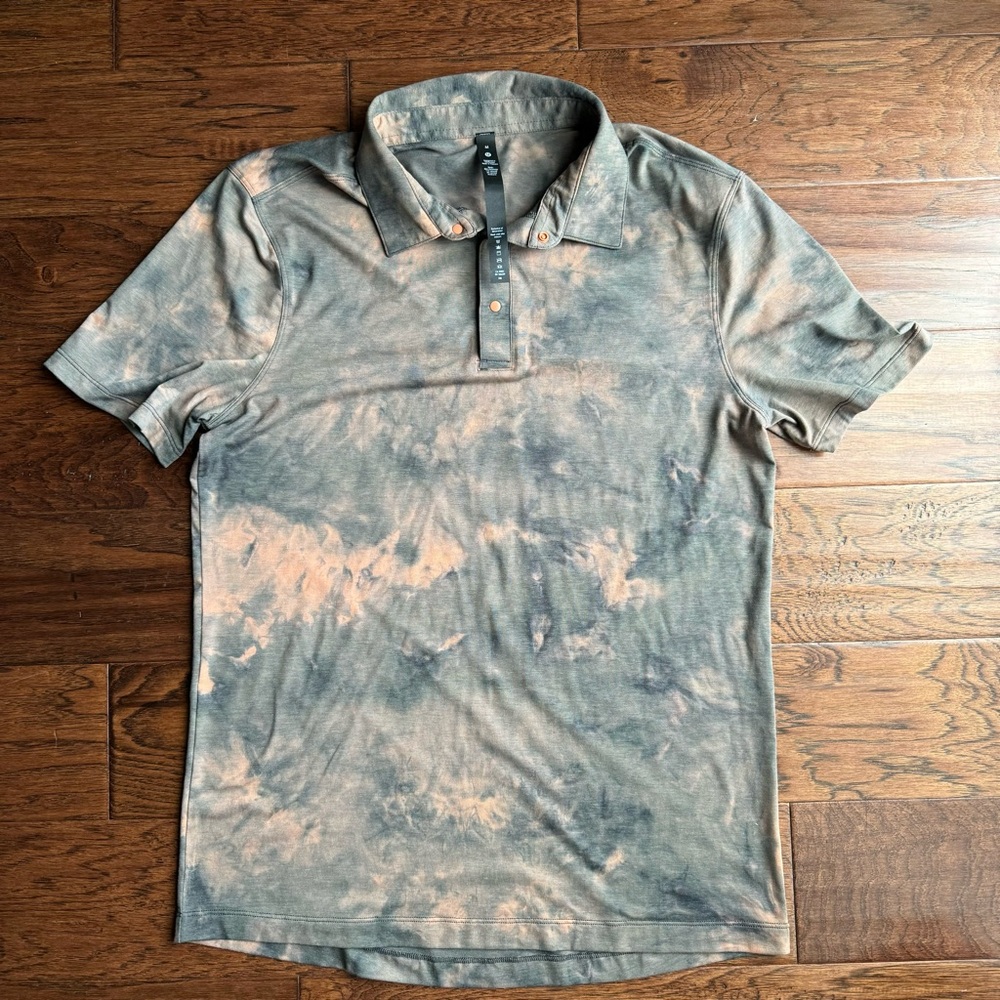 Lululemon Evolution Short Sleeve Polo Shirt Size Medium